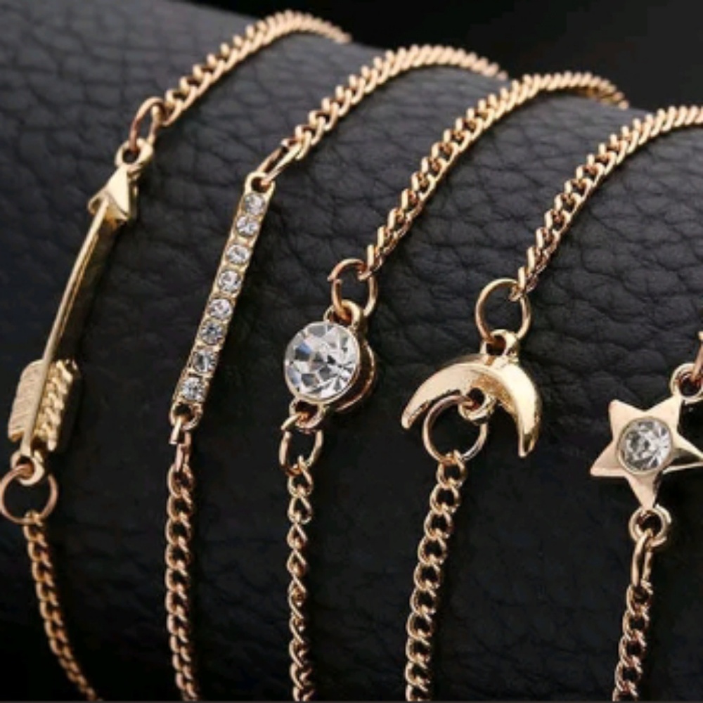 Stackable Chain Bracelets - Picture 2 of 5